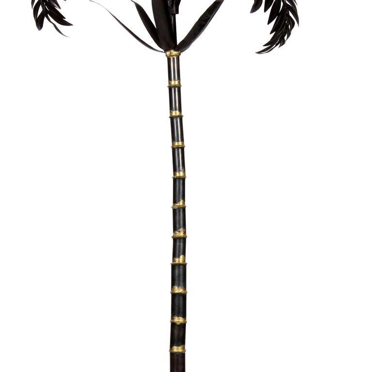 Standing Palm Tree Iron Floor Lamp 1