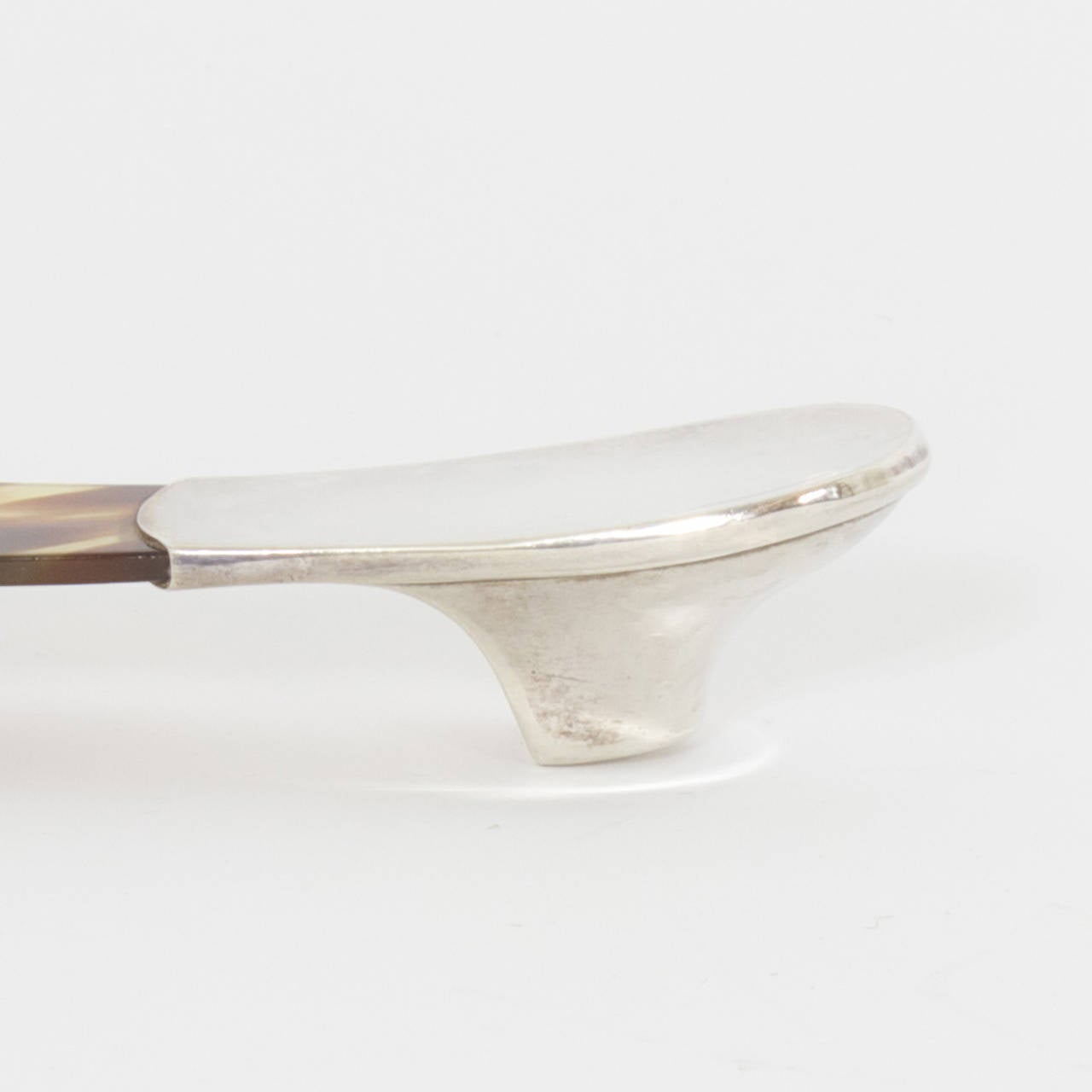 English Faux Tortoiseshell Shoe Horn