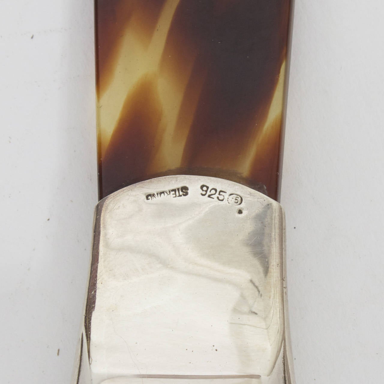 20th Century Faux Tortoiseshell Shoe Horn