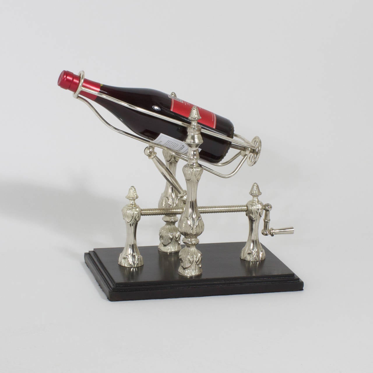 Silvered Metal Wine or Liqueur Serving and Pouring Device at 1stDibs