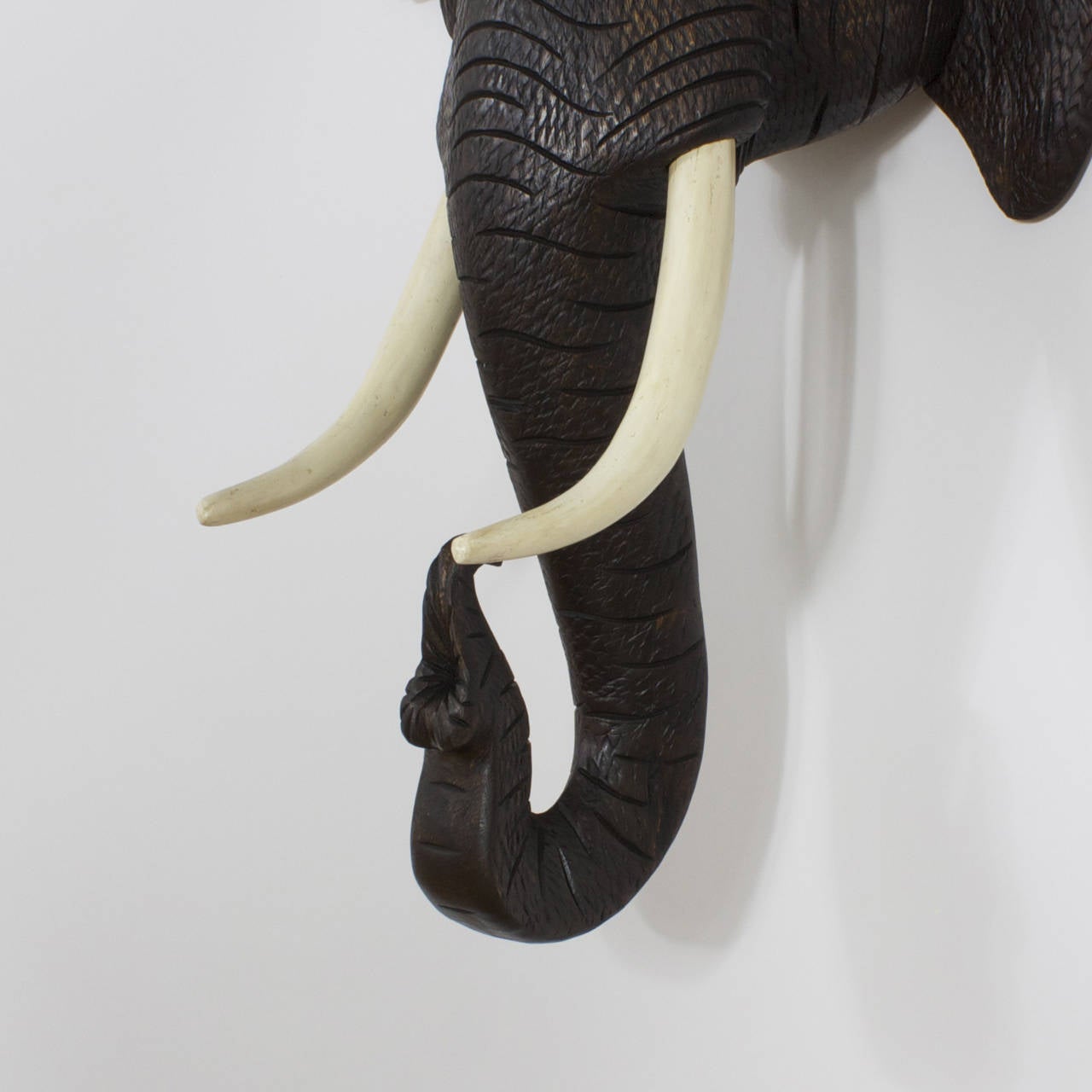 elephant head carving