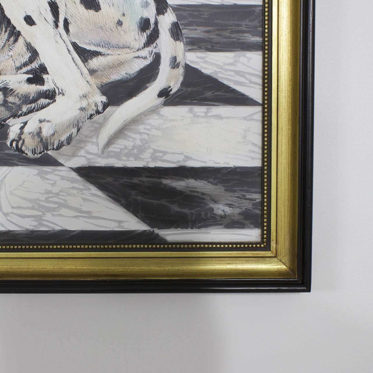 Dalmatian Painting  In Excellent Condition In Palm Beach, FL