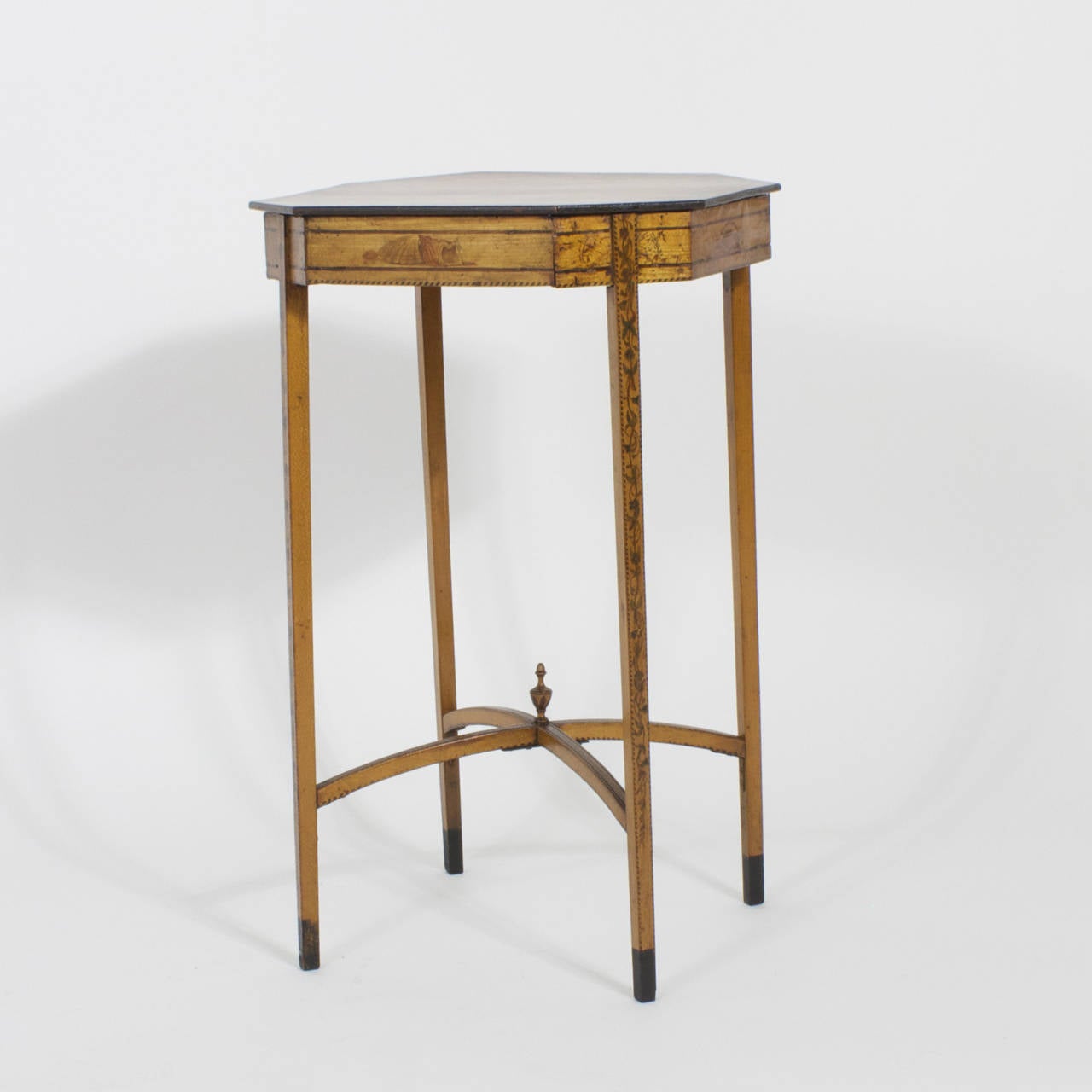 English Pair of Satinwood Tables