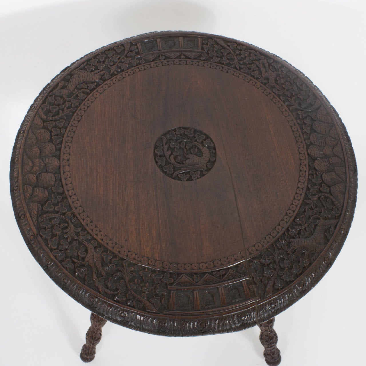 Anglo-Indian Rosewood Anglo Indian Table For Sale