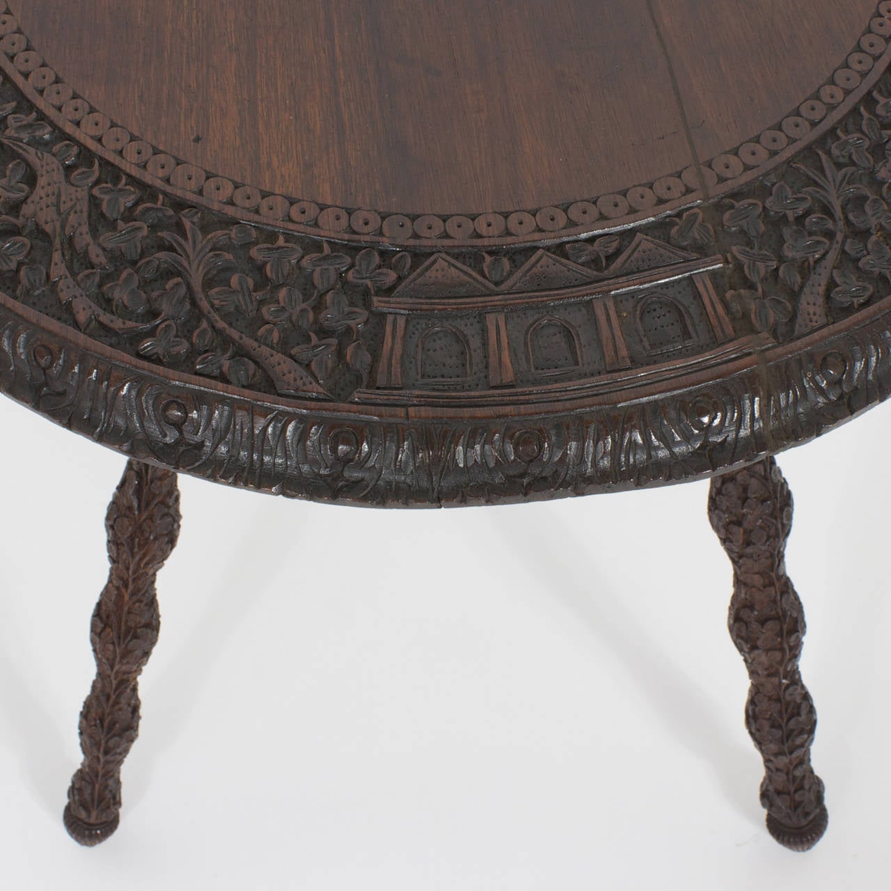 Rosewood Anglo Indian Table In Good Condition For Sale In Palm Beach, FL