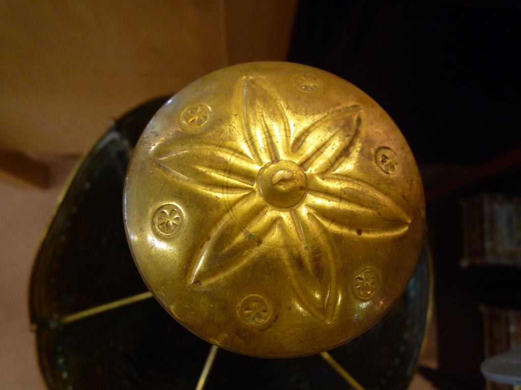 An Early 20th Century Embossed Brass Umbrella Stand 1