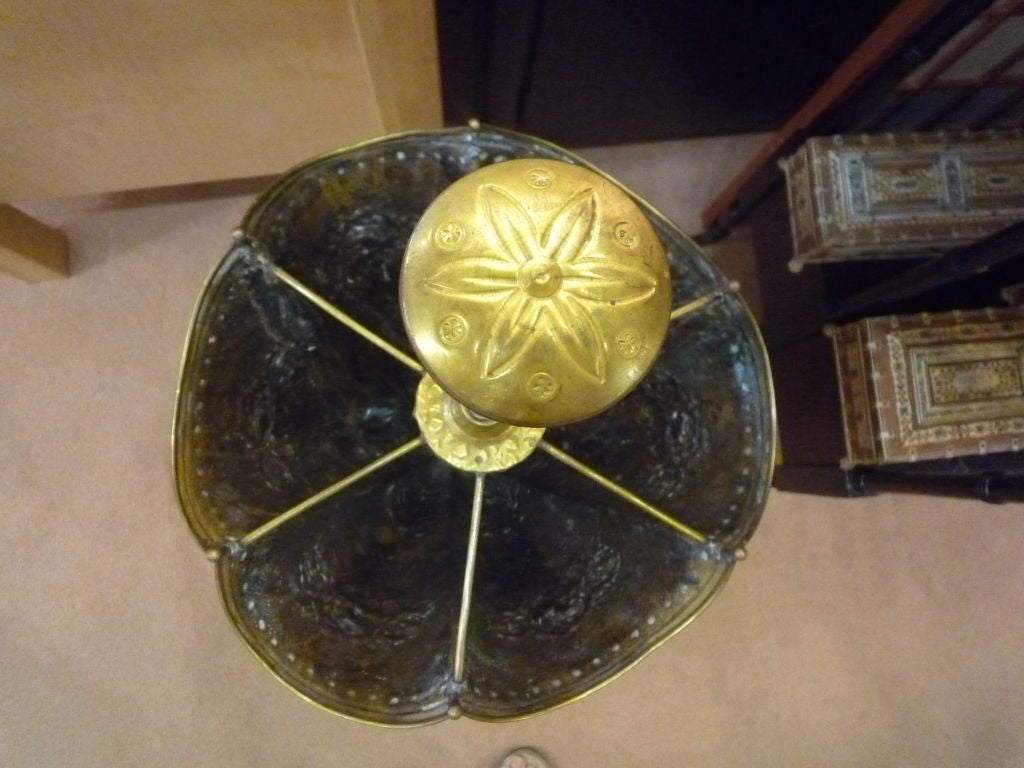 An Early 20th Century Embossed Brass Umbrella Stand 2