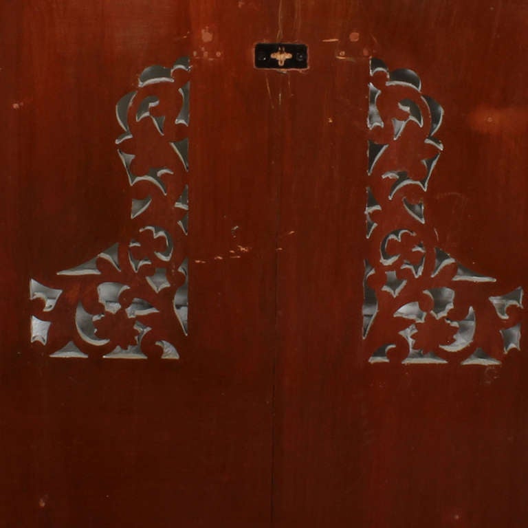 A Pair of Indian Silver Plated Faux Shutter Door Panels 1