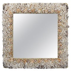 Coral and Seashell Mirror