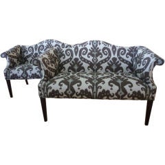 Pair of Settees or Small Sofas