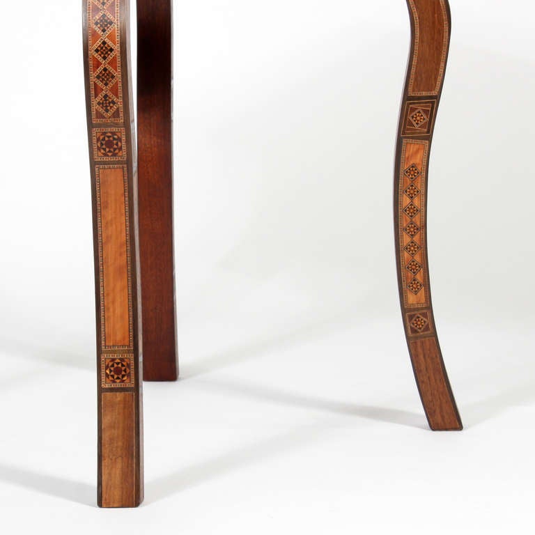 Pair of Syrian Inlaid One-Drawer Tables 4