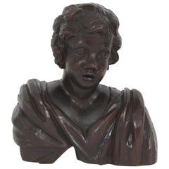 19th Century Wall Mounted or Standing Cherub Sculpture