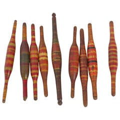Vintage Striped Rolling Pins