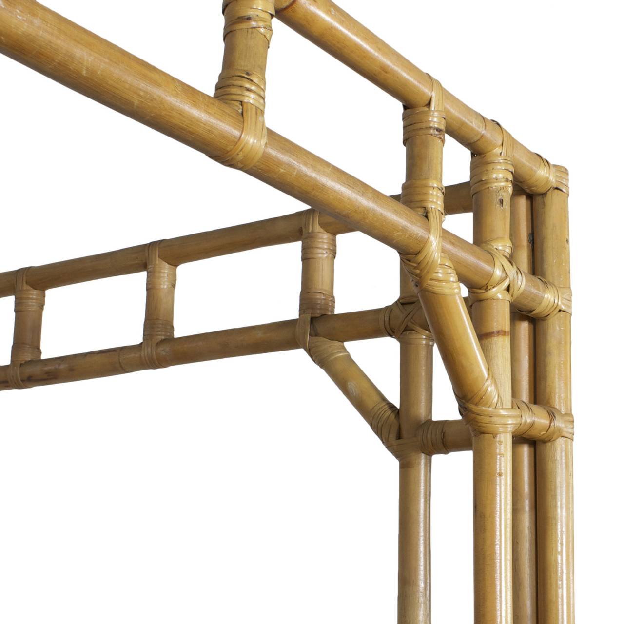 bamboo canopy bed frame