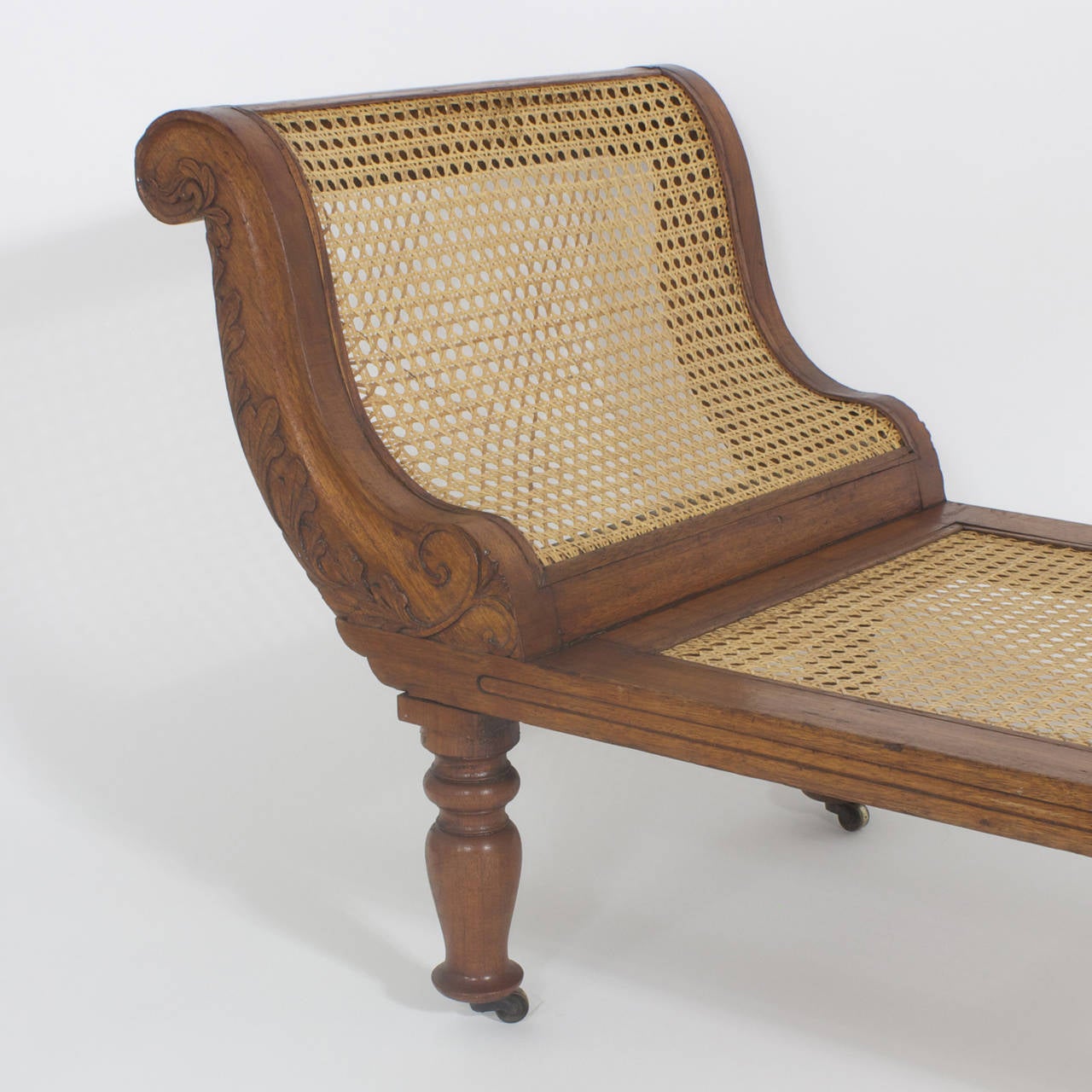 British Colonial 19th Century West Indian Chaise Longue
