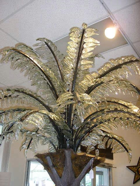 palm tree floor lamp