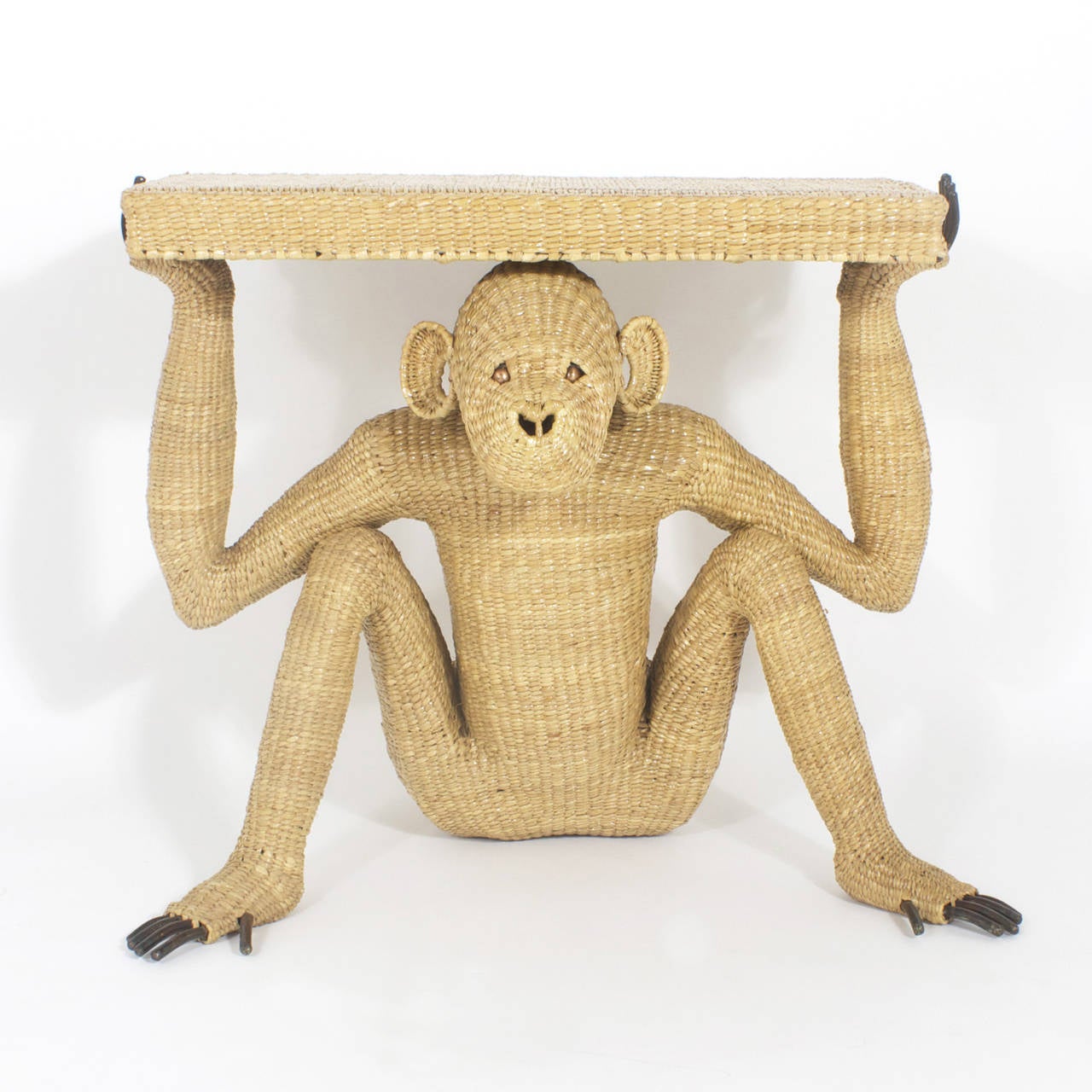 Mid-Century Modern Mario Torres Chimpanzee or Monkey Console