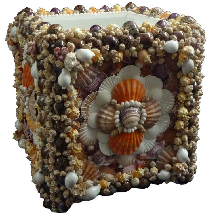 Large and Impressive Sea Shell Planter - Pair Available
