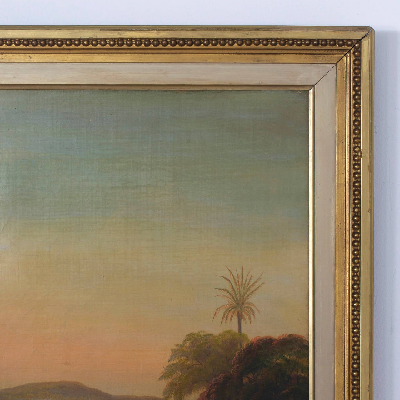D.C. Grose Painting of an Indian Scene In Excellent Condition In Palm Beach, FL
