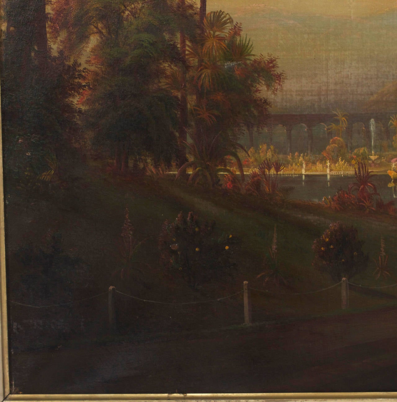 Anglo-Indian D.C. Grose Painting of an Indian Scene