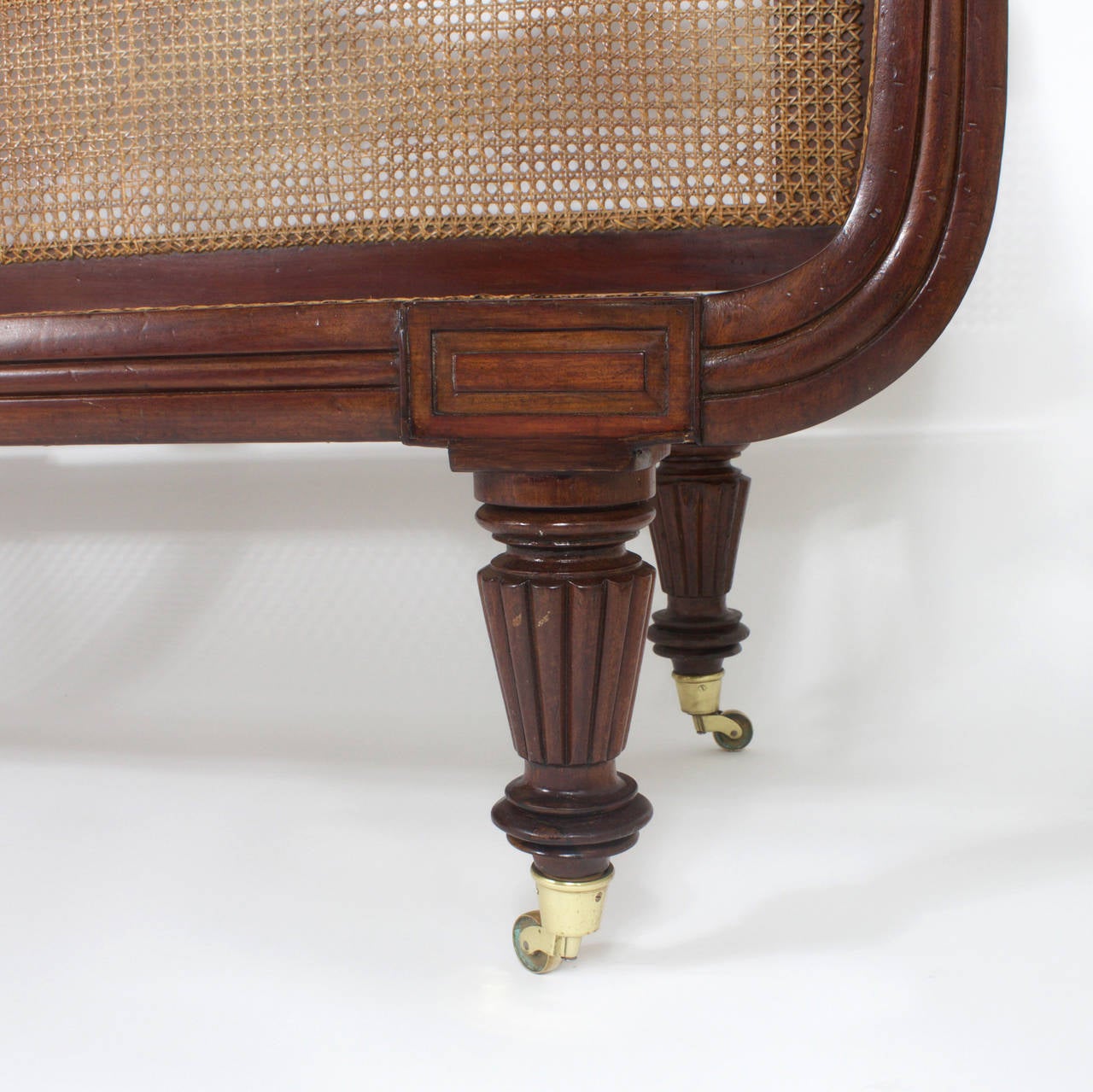 19th Century West Indies Cane Sofa In Excellent Condition In Palm Beach, FL