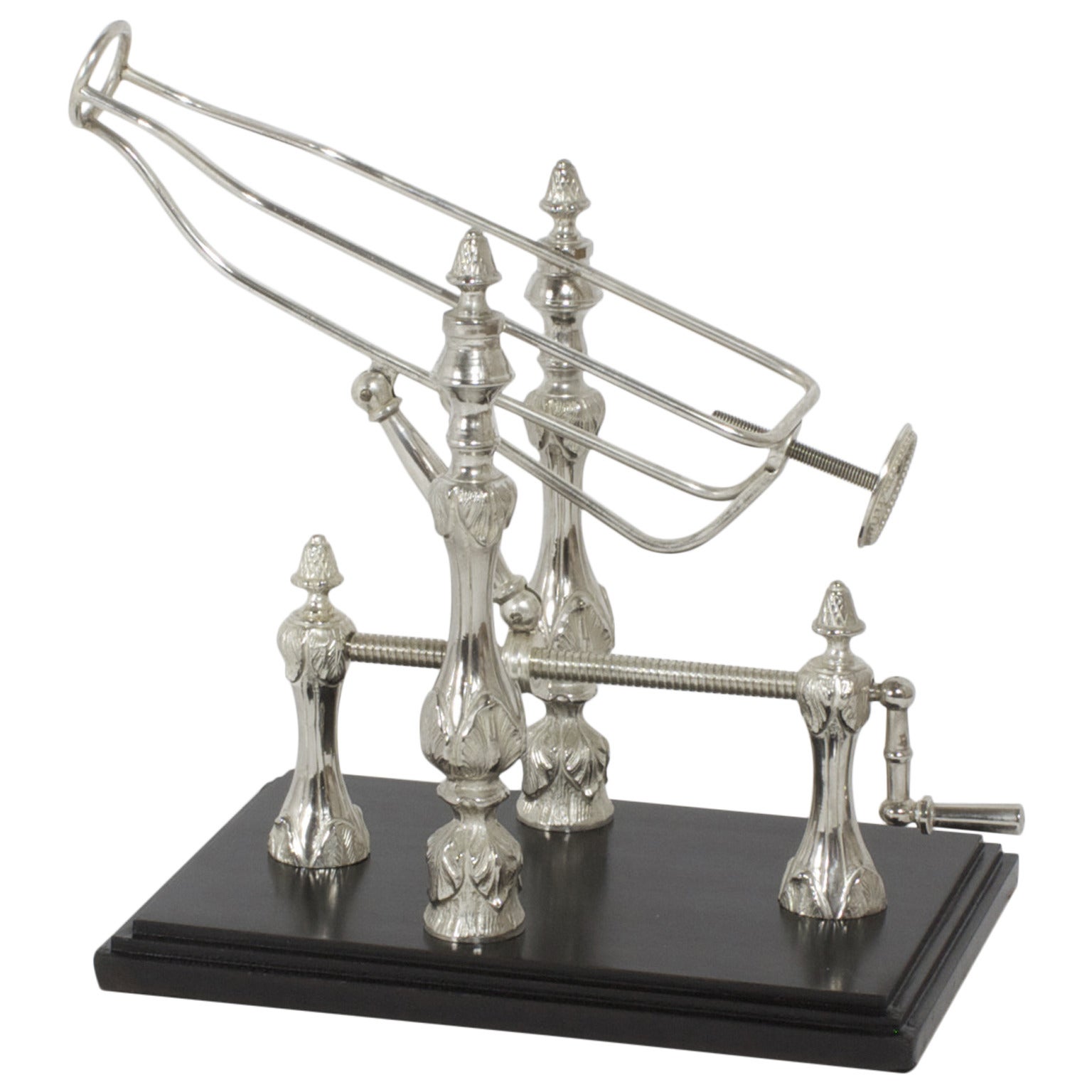 Silvered Metal Wine or Liqueur Serving and Pouring Device at 1stDibs