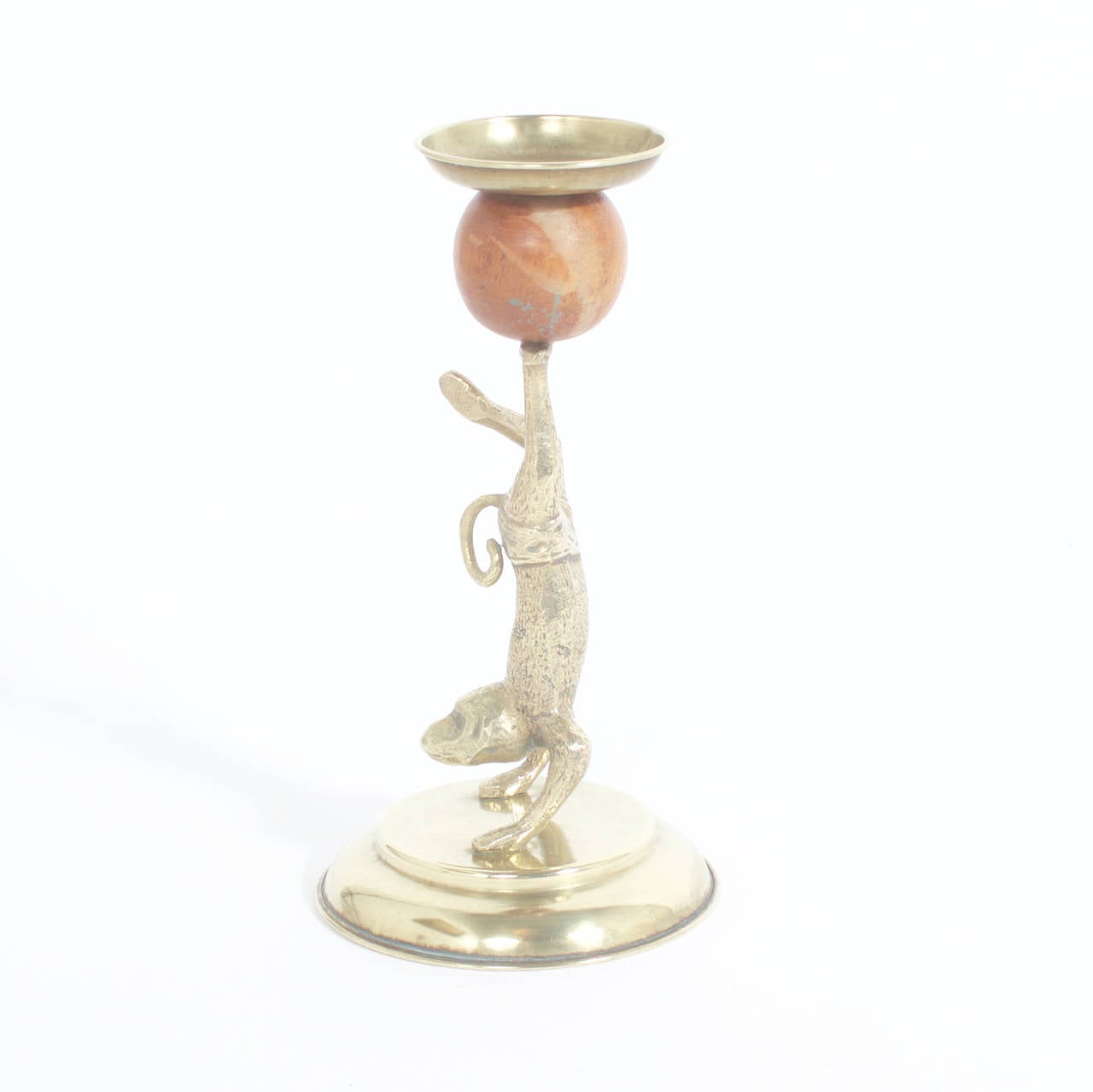 American Arthur Court Cat and Monkey Candlesticks