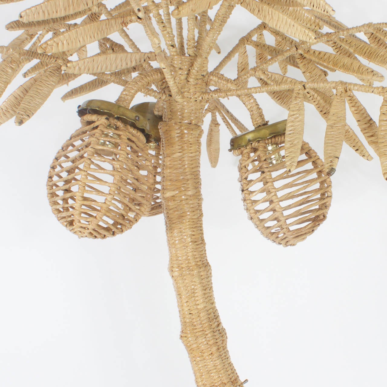 palm tree standing lamp