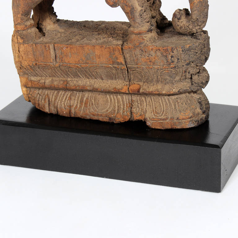Pair of Antique Architectural Carved Elephant Remnants 4