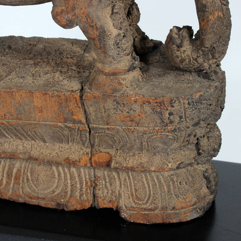 Pair of Antique Architectural Carved Elephant Remnants 3