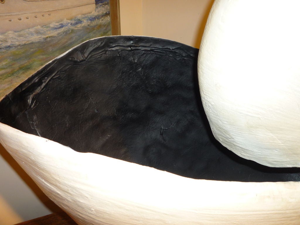Moulé Grande coquille de nautile surdimensionnée en fibre de verre personnalisée en vente