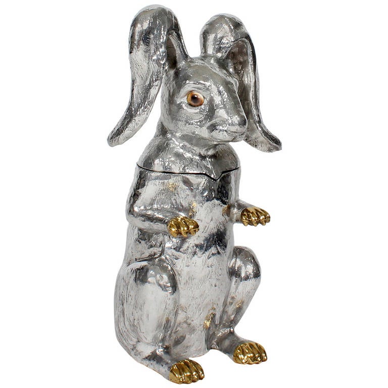 Vintage Arthur Court Rabbit Wine Cooler at 1stdibs