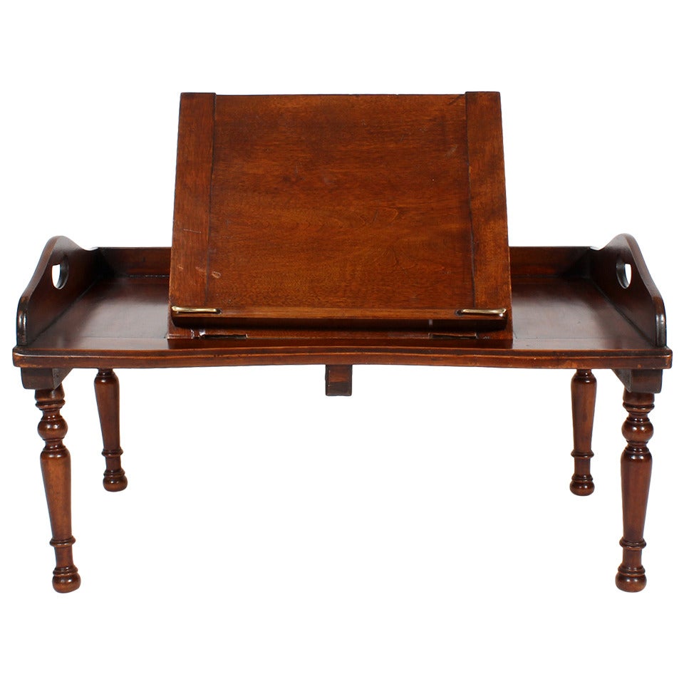 19th Century Adjustable Campaign Reading Tray
