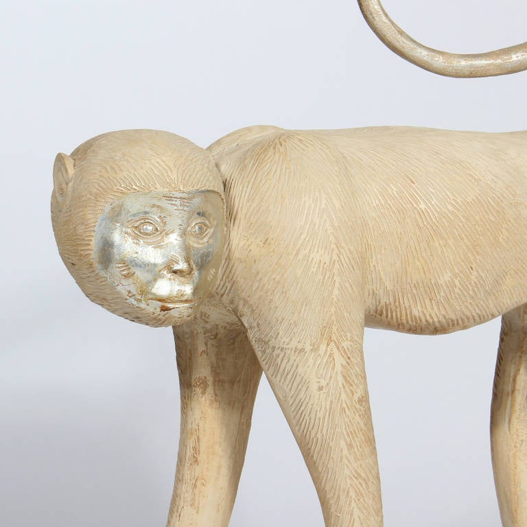 Monkey Sculpture In Excellent Condition In Palm Beach, FL
