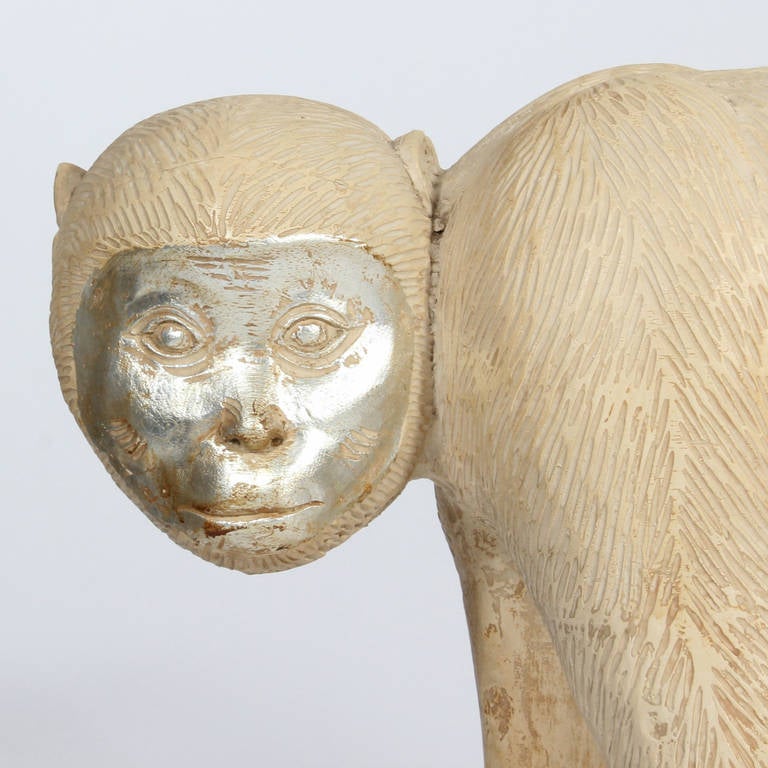 monkey sculptures