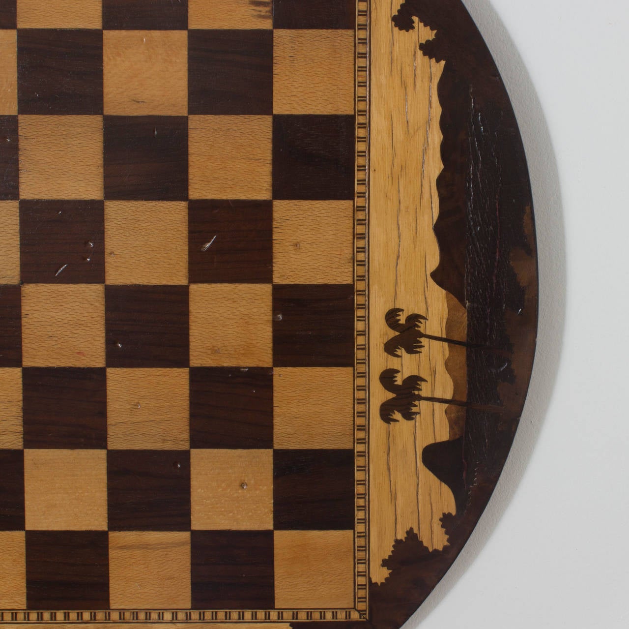 20th Century Tropical Inlay Games Board