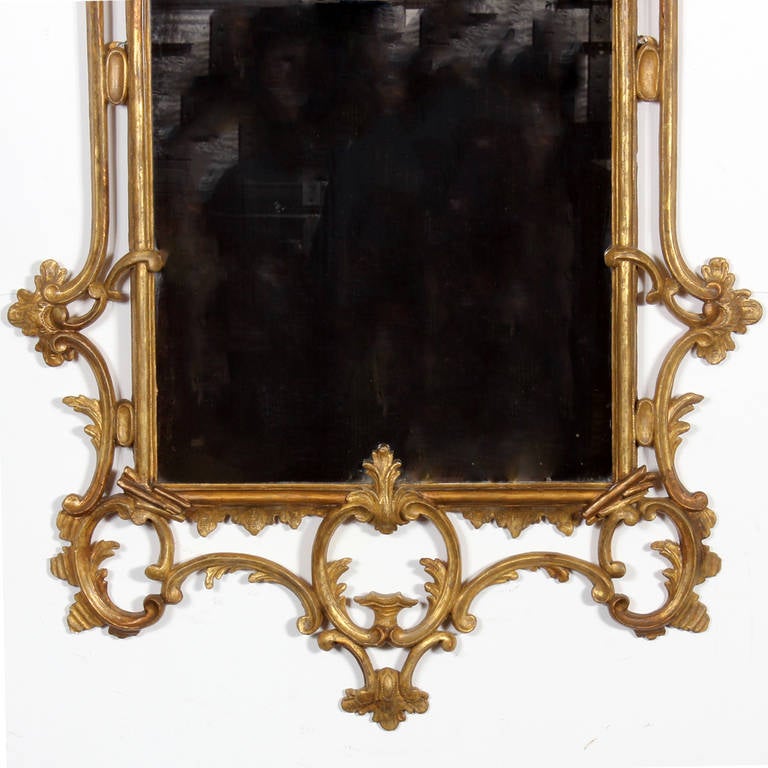 Rare Pair of Late 18th- Early 19th Century Carved Gilt Georgian Mirrors 2