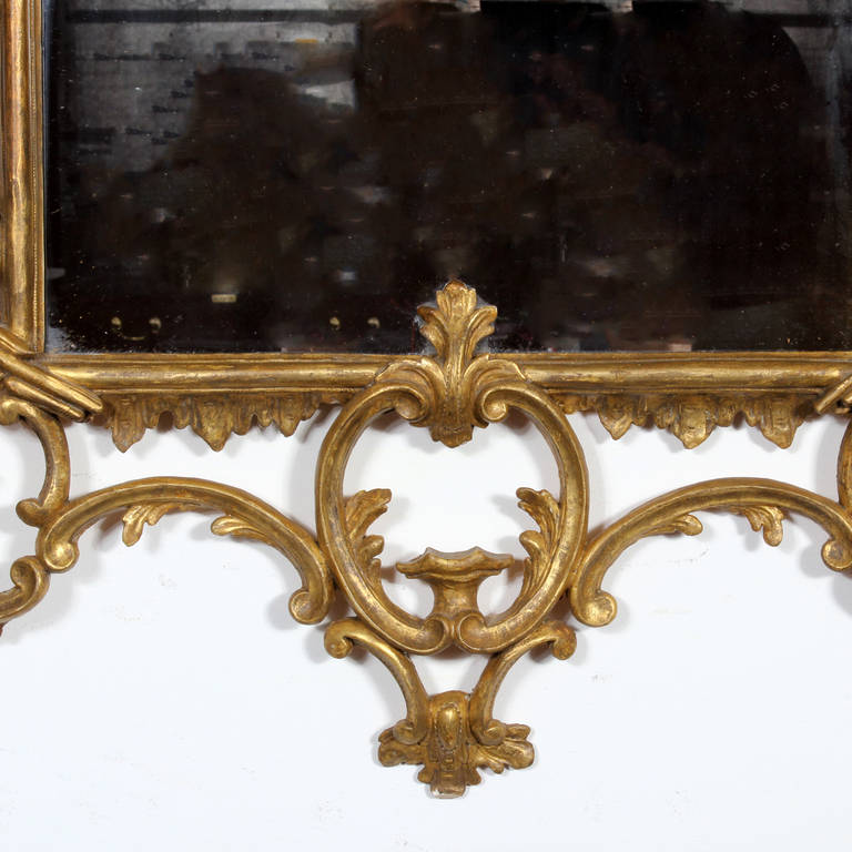 Rare Pair of Late 18th- Early 19th Century Carved Gilt Georgian Mirrors 3