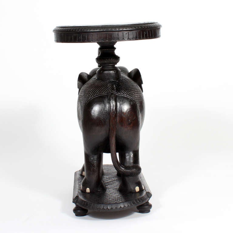 Anglo Indian Elephant Stand or Small Table 6