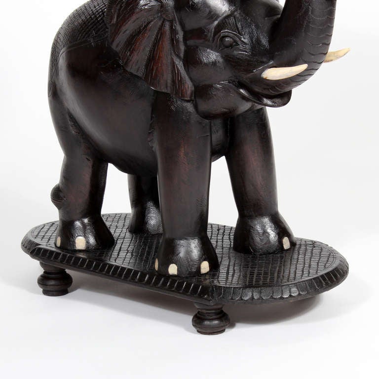 Anglo Indian Elephant Stand or Small Table 1