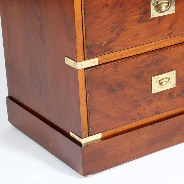 Mid-20th Century 7 Drawer Tall Campaign Chest