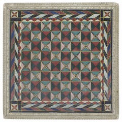 Reverse Painted Game Board or Painting 12
