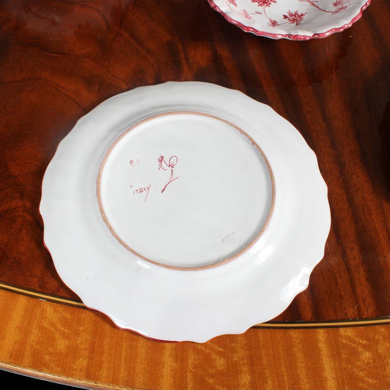 Place Setting for Eight-Faience Luncheon or Dinner Set with Serving Pieces 1