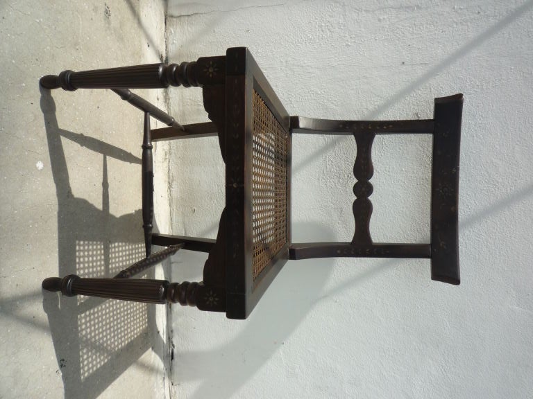 Set of 8 Anglo Indian Dining Chairs