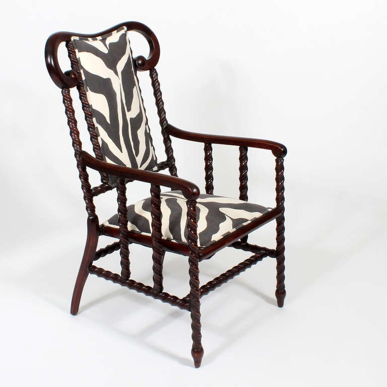 Pair of 19th Century Hunzinger Arm Chairs 1