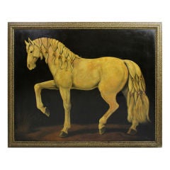 Huge Lollapalozza Horse Painting by Willlam E. Skilling