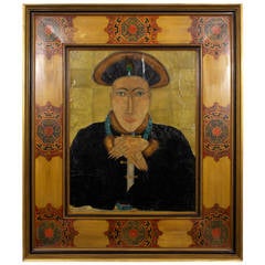 French Portrait Painting of a Mysterious Asian Gentleman 3