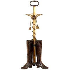 Vintage Whimsical 3 Boot Umbrella Stand