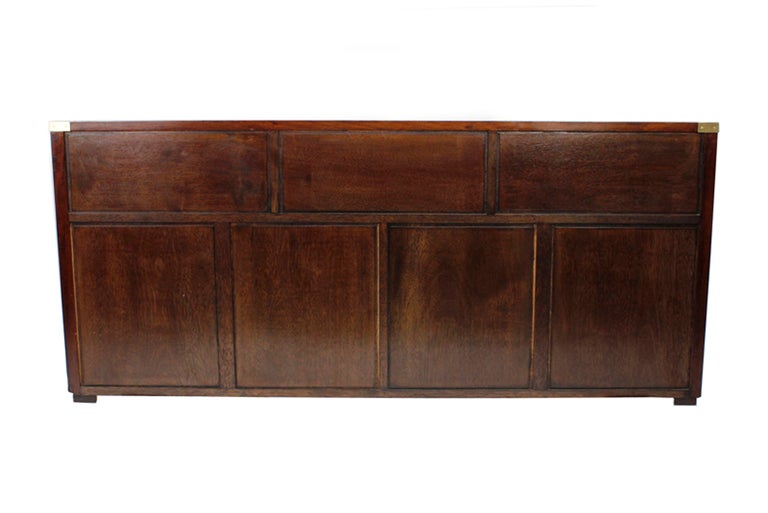 A Campaign Style Double Dresser or Sideboard 2
