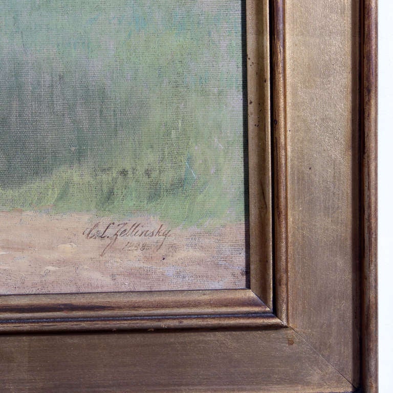 Horse and Jockey Painting of the 1st Futurity Stakes Winner Dated 1888 3
